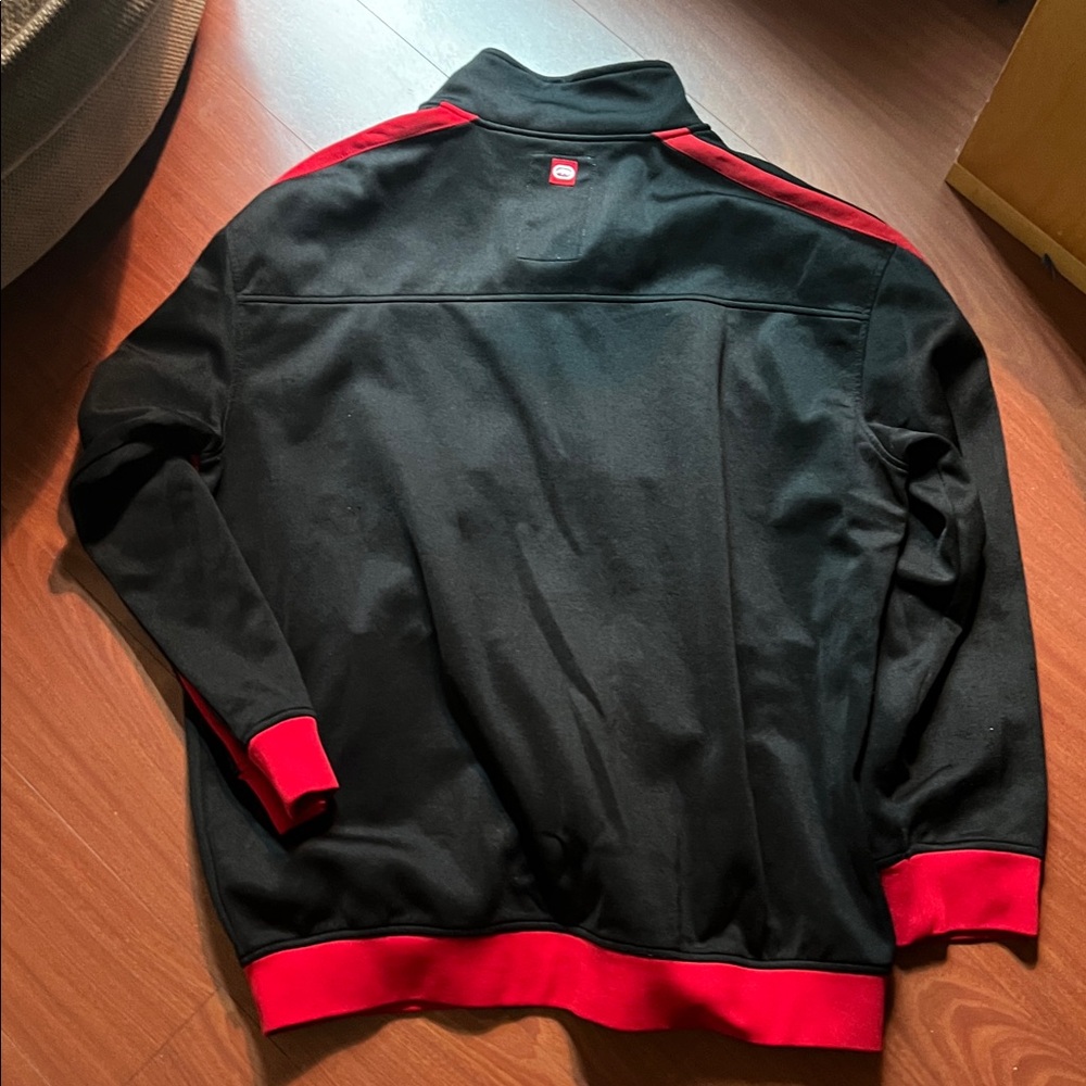 Ecko Unlimited Black and Red Track Jacket Y2K 2XL-Large - Picture 2 of 10